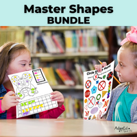 Thumbnail for Master 2D Shapes Bundle: Adapted Books, File Folders and Worksheets - AdaptEd4SpecialEd