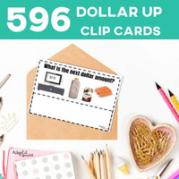 Thumbnail for Task Cards: Next Dollar Up: Grocery Store (Interactive Digital + Printable PDF) Dollar Up - AdaptEd4SpecialEd