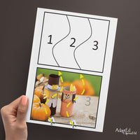 Thumbnail for Cut and Paste: Fine Motor Skills Activities - November Thanksgiving (Printable PDF) Cut and Paste - AdaptEd4SpecialEd