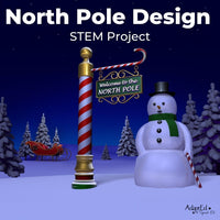 Thumbnail for North Pole Design STEM Project (Printable PDF) Adapted Book - AdaptEd4SpecialEd