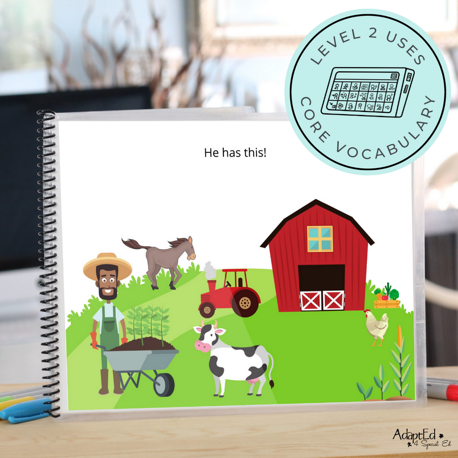 Old MacDonald Nursery Rhyme Emergent Reader + Reading Comprehension (Printable PDF) - AdaptEd4SpecialEd