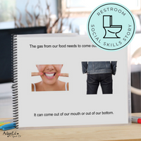 Thumbnail for Bathroom Social Skills Story Bundle: Collection of 6 Social Narratives: Editable (Printable PDF ) Hygiene - AdaptEd4SpecialEd