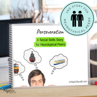 Thumbnail for Social Skills Story: Perseveration: Editable (Printable PDF) Neurodivergent Affirming - AdaptEd4SpecialEd