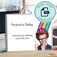 Thumbnail for Neurodivergent Affirming Social Skills Story : Perspective Taking: Editable (Printable PDF) Neurodivergent Affirming - AdaptEd4SpecialEd