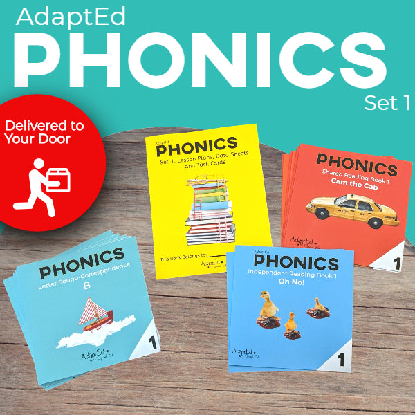 AdaptEd Phonics: Set 1 (Ships to You) Phonics - AdaptEd4SpecialEd