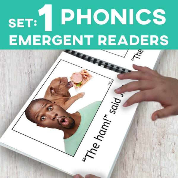 Phonics Sounds and Emergent Readers Set 1 (Printable PDF) - AdaptEd4SpecialEd