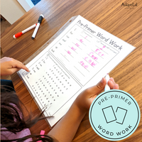Thumbnail for Pre Primer Sight Words Word Work - AdaptEd4SpecialEd
