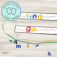 Thumbnail for Pre Primer Sight Words Letter Beads - AdaptEd4SpecialEd