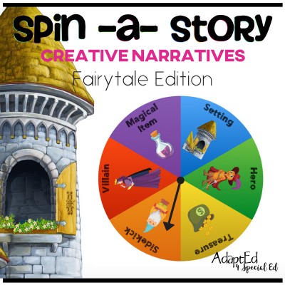 Emergent Reader Fairy Tale BUNDLE + Reading Comprehension (Printable PDF's) - AdaptEd4SpecialEd