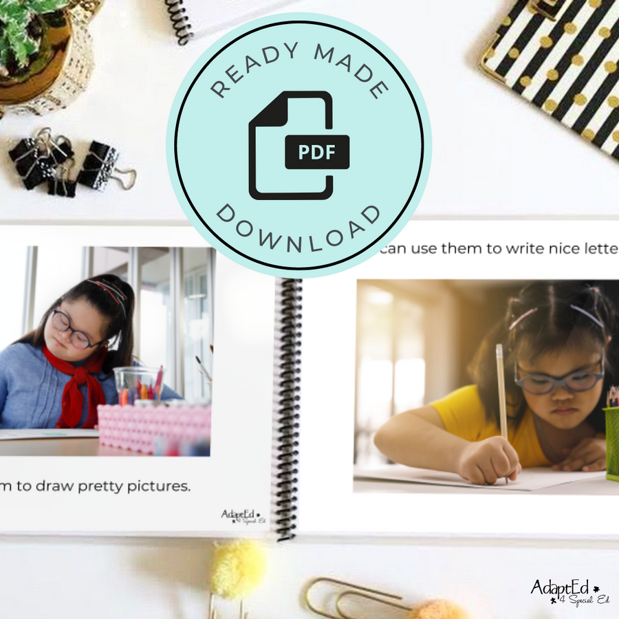 Social Skills Story: Pushing: Editable (Printable PDF ) Social Skills - AdaptEd4SpecialEd