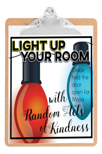 Random Acts of Kindness Christmas Lights (Printable PDF) Adapted Book - AdaptEd4SpecialEd