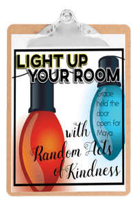 Thumbnail for Random Acts of Kindness Christmas Lights (Printable PDF) Adapted Book - AdaptEd4SpecialEd