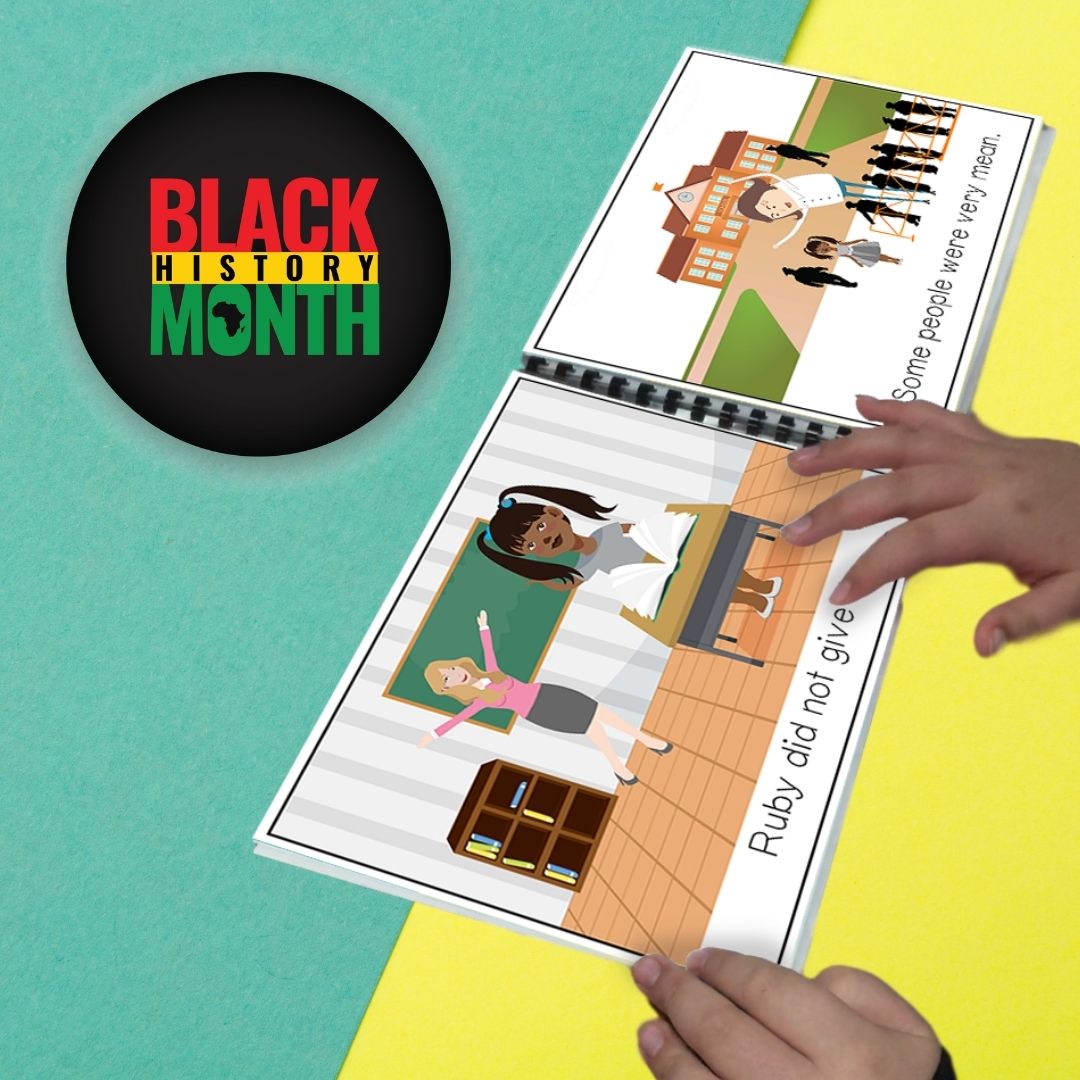 Free Ruby Bridges Emergent Reader: Black History Month FREE - AdaptEd4SpecialEd