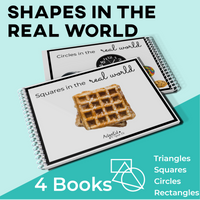 Thumbnail for Shapes in the Real World 4 Book Set (Printable PDF) - AdaptEd4SpecialEd