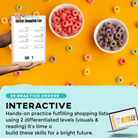 Thumbnail for Follow the Shopping List: Chips and Snack Foods (Interactive Digital + Printable PDF) Shopping Lists - AdaptEd4SpecialEd