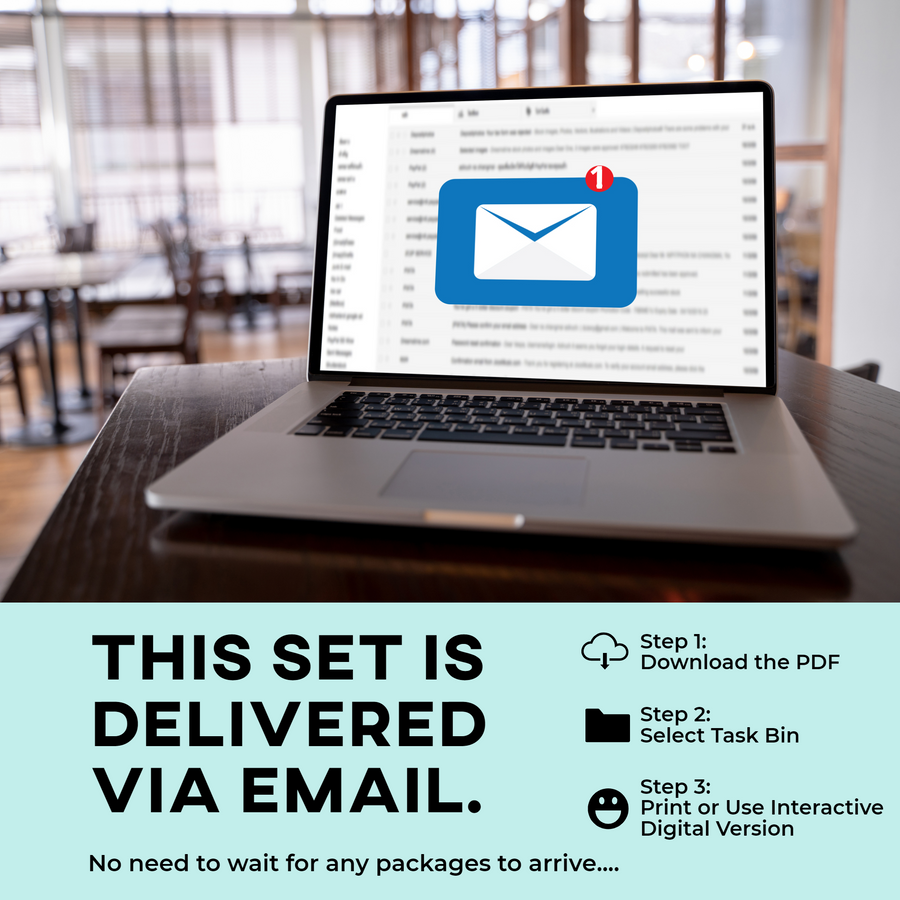 Grocery Store Shopping Lists Mega Bundle (Interactive Digital Sets + Printable PDF's) Shopping Lists - AdaptEd4SpecialEd