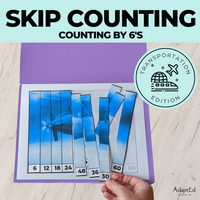 Thumbnail for Skip Counting Puzzles: Counting by 6's: Vehicles Transportation (Printable PDF) - AdaptEd4SpecialEd
