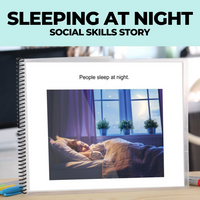 Thumbnail for Social Skills Story: Sleeping at Night: Editable (Printable PDF ) Uncategorized - AdaptEd4SpecialEd
