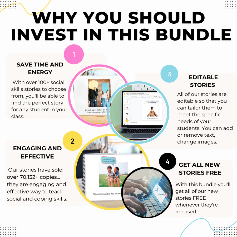 Social Narratives Forever GROWING Bundle (Printable PDF) Bundle - AdaptEd4SpecialEd