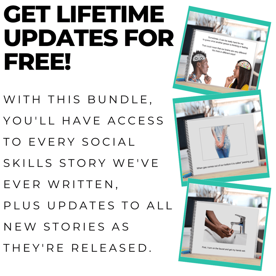 Social Narratives Forever GROWING Bundle (Printable PDF) Bundle - AdaptEd4SpecialEd