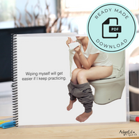 Thumbnail for Social Skills Story: I Can Wipe Myself Bathroom: Editable (Printable PDF ) Hygiene - AdaptEd4SpecialEd