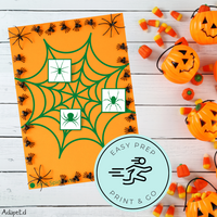 Thumbnail for Halloween Spider Web Color Sorts 🎃 (Printable PDF) Wh Questions - AdaptEd4SpecialEd