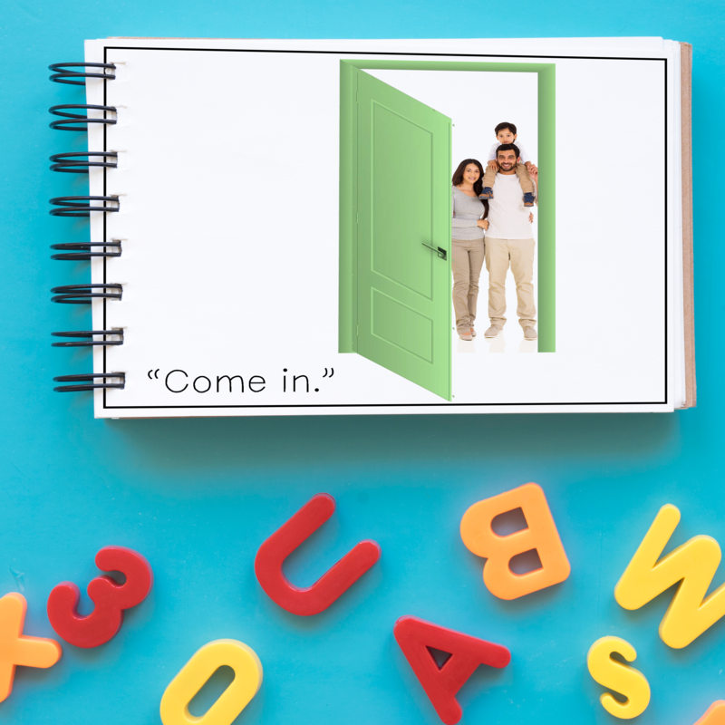 Come in, Go Away Halloween AAC Core Reader🎃 (Printable PDF) Wh Questions - AdaptEd4SpecialEd