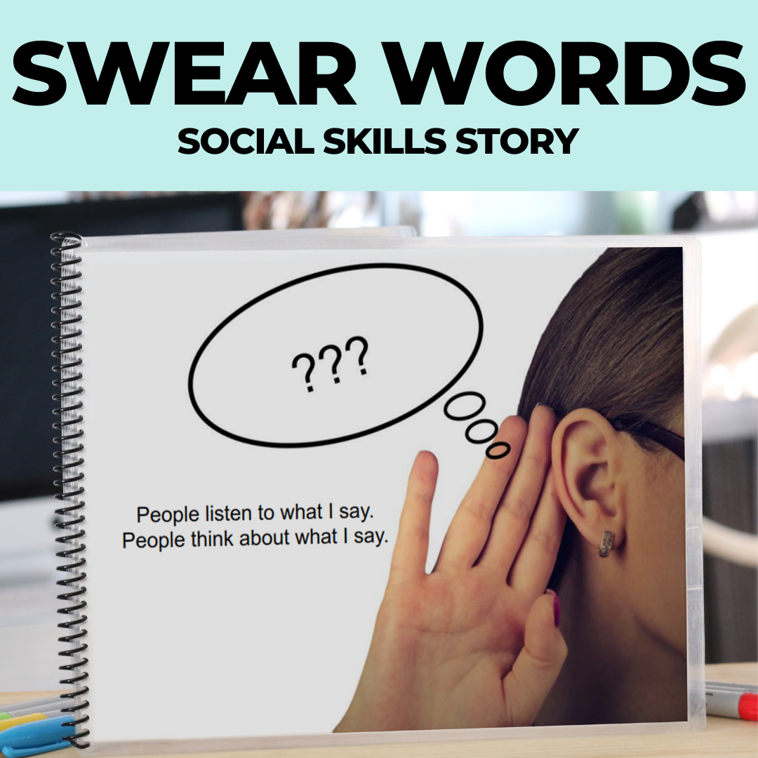 Social Story: Using Good Language: Swear Words/ Curse Words: Editable Social Skills - AdaptEd4SpecialEd