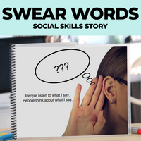 Thumbnail for Social Story: Using Good Language: Swear Words/ Curse Words: Editable Social Skills - AdaptEd4SpecialEd