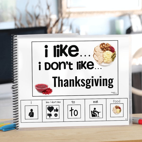 Opinion Thanksgiving Adapted Book (Printable PDF) - AdaptEd4SpecialEd