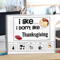 Thumbnail for Opinion Thanksgiving Adapted Book (Printable PDF) - AdaptEd4SpecialEd