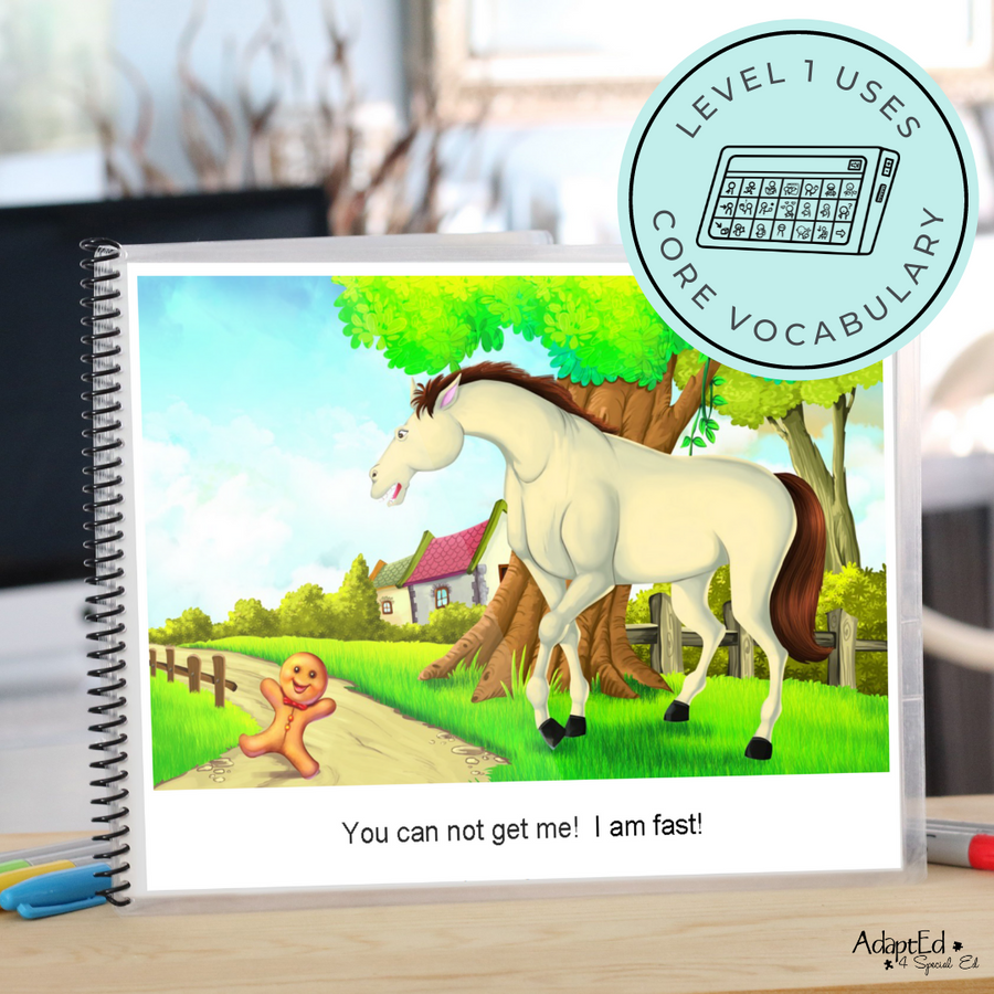 Gingerbread Man + Reading Comprehension (Printable PDF) - AdaptEd4SpecialEd