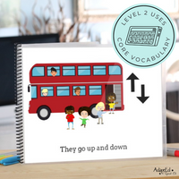 Thumbnail for The Wheels on the Bus Nursery Rhyme Emergent Reader + Reading Comprehension (Printable PDF) - AdaptEd4SpecialEd