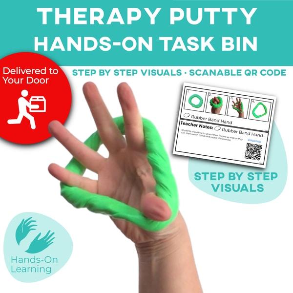Task Bin 8: Therapy Putty (Ships to You) Task Box (Ships to You) - AdaptEd4SpecialEd