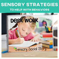 Thumbnail for Desk Work: Sensory Social Story (Printable PDF) Sensory Social Narrative - AdaptEd4SpecialEd