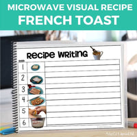 Thumbnail for Visual Recipe: Microwave French Toast (Printable PDF) - AdaptEd4SpecialEd