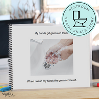 Thumbnail for Social Narrative: Hand Washing: Editable (Printable PDF ) Hygiene - AdaptEd4SpecialEd