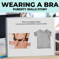 Thumbnail for Social Narrative: Wearing a Bra: Editable (Printable PDF ) Puberty - AdaptEd4SpecialEd