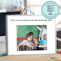 Thumbnail for Social Skills Story: Upset When I Don't Get to Answer: Editable (Printable PDF ) School - AdaptEd4SpecialEd