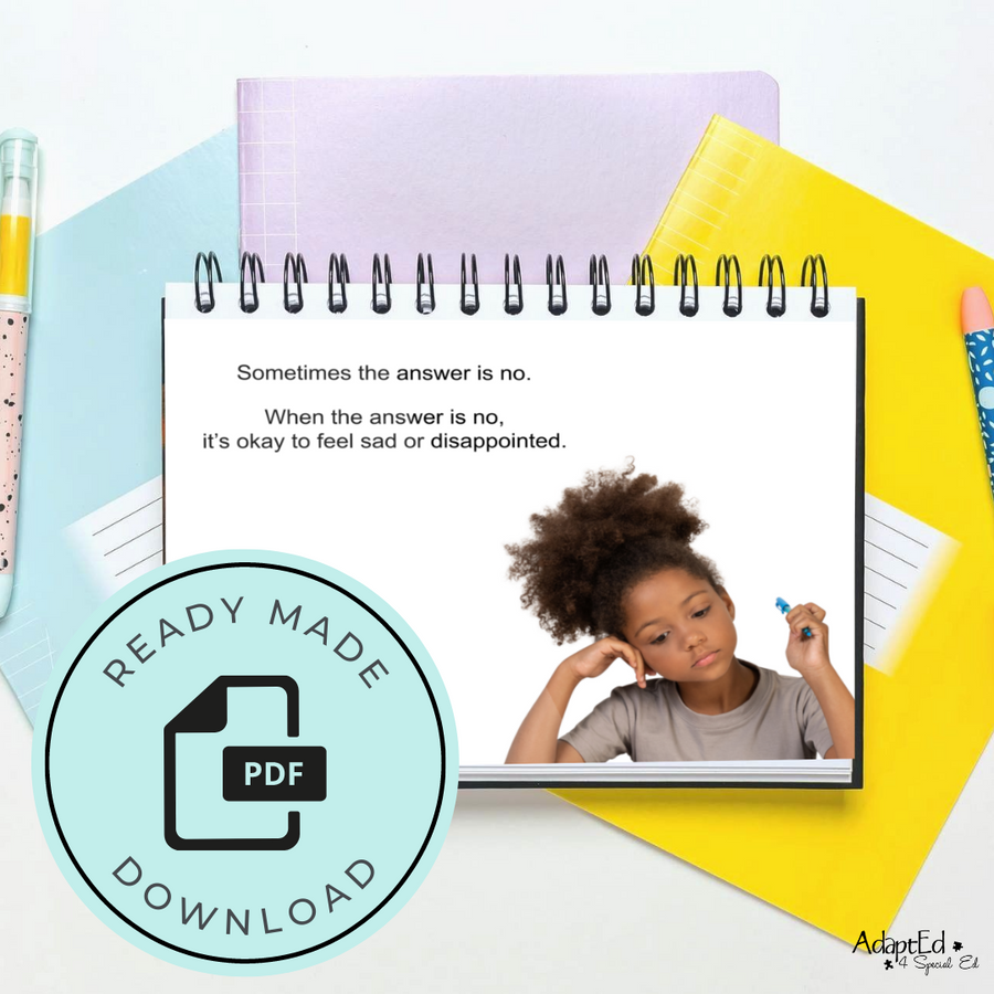 Social Skills Story: When It's Not Mine | Personal Property: Editable (Printable PDF ) Social Skills - AdaptEd4SpecialEd