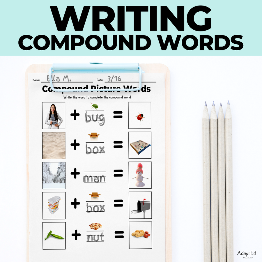 Compound Words Writing