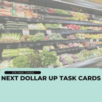 Task Cards: Next Dollar Up: Grocery Store (Interactive Digital + Printable PDF)