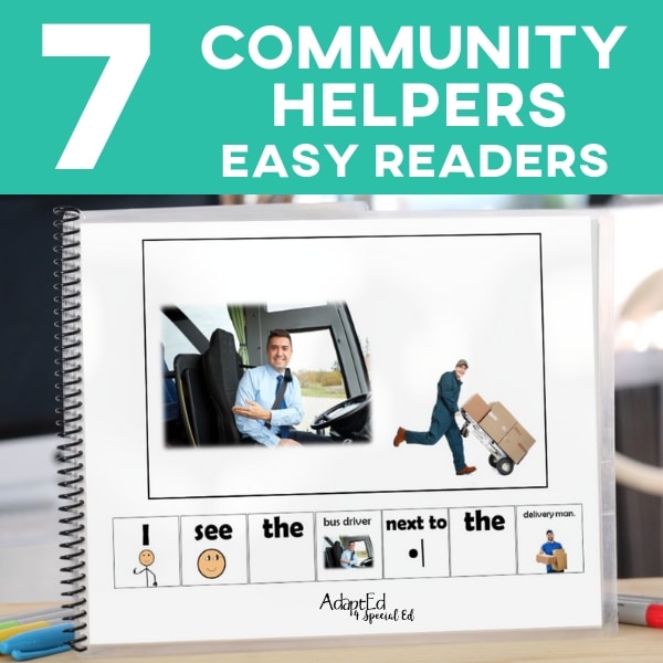 Occupations: "Community Helpers" Emergent Readers 7 Book Set (Interactive Digital + Printable PDF) - AdaptEd4SpecialEd