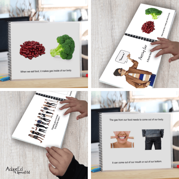 Social Skills Story: Passing Gas | Farting (Printable PDF) Social Skills - AdaptEd4SpecialEd