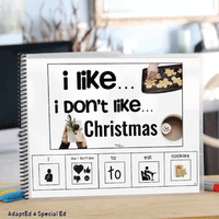 Thumbnail for I like... I don't like Winter/ Christmas Activity Book (Printable PDF) - AdaptEd4SpecialEd