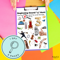 Thumbnail for Digraph Beginning Sounds I Spy 